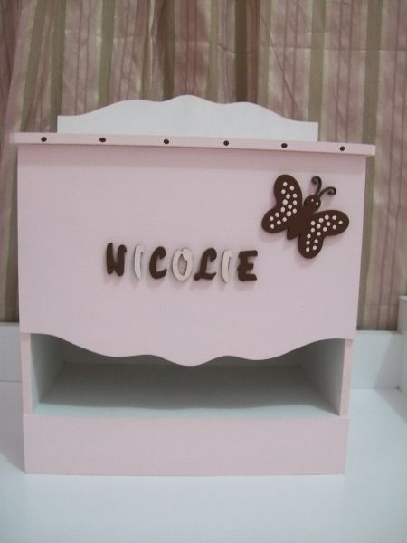 Porta Fralda em MDF D004
