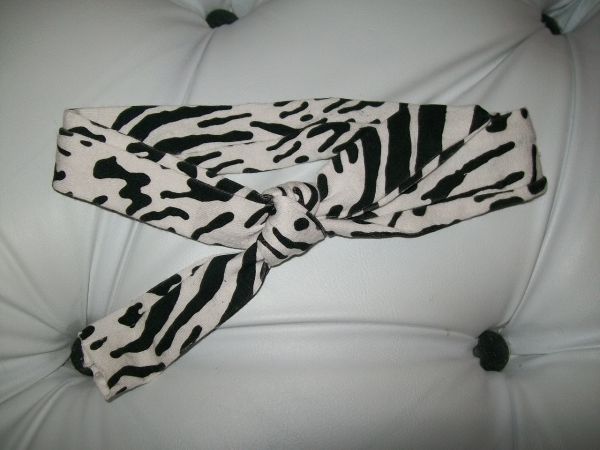 Faixa de cabelo Zebra A008